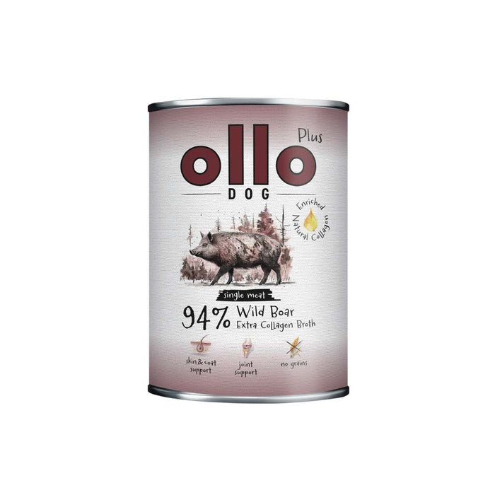 OLLO Plus Collagen Wild boar - wet dog food - 400g