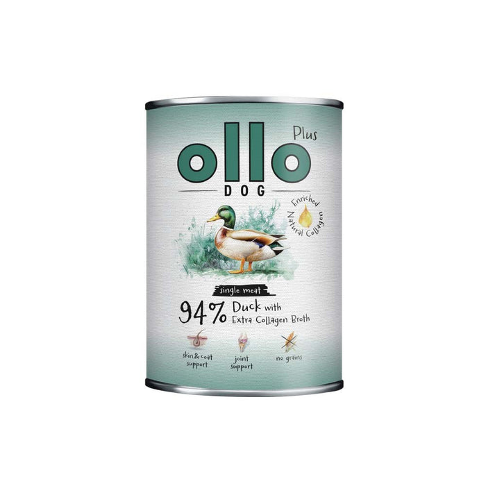OLLO Plus Collagen Mono Duck - wet dog food - 800g