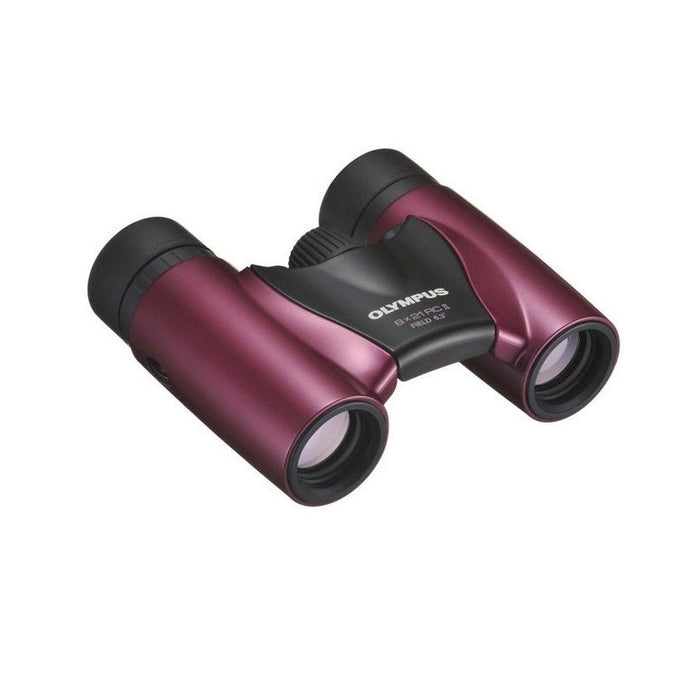 BINOCULARS 8X21 RC II METAL MAGENTA OLYMPUS