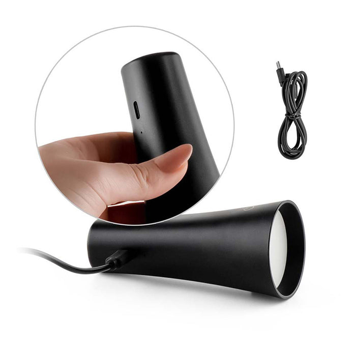 LED TABLE LAMP 3W 4000K MAGNETIC BLACK OMNIA FLEXY