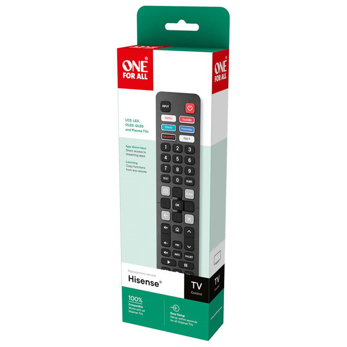 UNIV. DIST. ONE FOR ALL URC4916 HISENSE