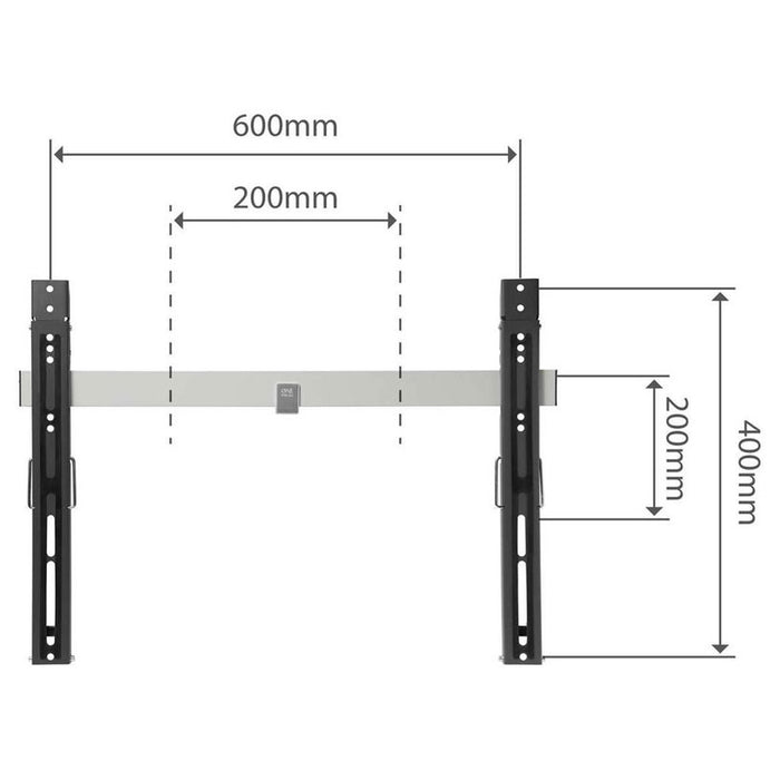 TV Stand ONE FOR ALL WM6621 BLACK