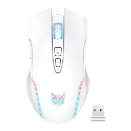 Onikuma CW905 White Wireless Gaming Mouse - Wireless<<<Mice<<<Gaming<<<InnproXML
