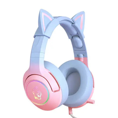 ONIKUMA K9 Pink and Blue Gaming Headphones - Over-ear<<<Wireless<<<Headphones<<<Audio<<<InnproXML