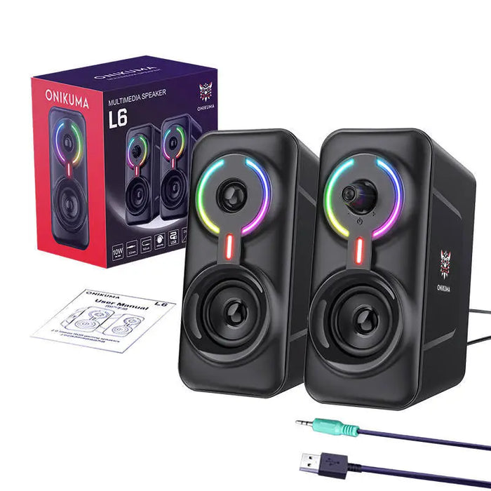 ONIKUMA L6 Multimedia Gaming Speaker with BT5.0 - Speakers<<<Gaming<<<InnproXML