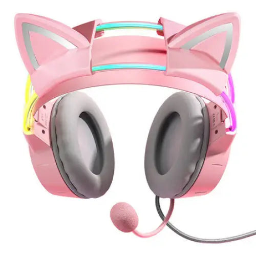ONIKUMA X15Pro Gaming Headphones Pink/Cat Ears - Wired<<<Headphones<<<Audio<<<InnproXML
