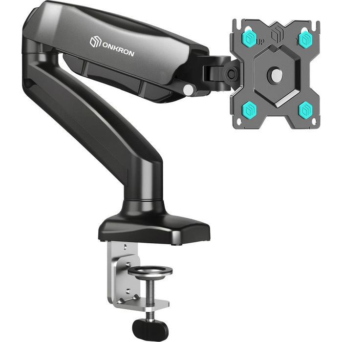 ONKRON G80-B Swivel and tilt desk mount for 13‘-32’ monitors, max. 8 kg, with rotation, black