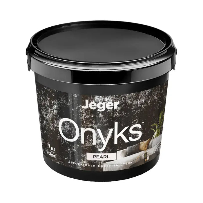 ONYKS PEARL DECORATIVE EFFECT 7 KG JEGER - Декоративни покрития<<<Интериорни бои<<<Бои и