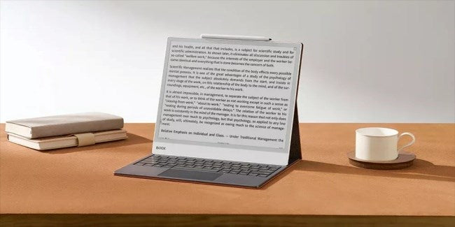 Onyx Boox Note Max / Tab X C Magnetic case with keyboard Brown