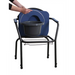 OPEN sanitary chair with height adjustment Navy blue - Toilet and shower trolleysLIT-WTP<<<Bathroom