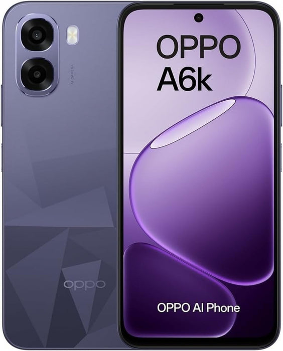 Smartphone Oppo A6k 4G 4/256GB Crystal Black