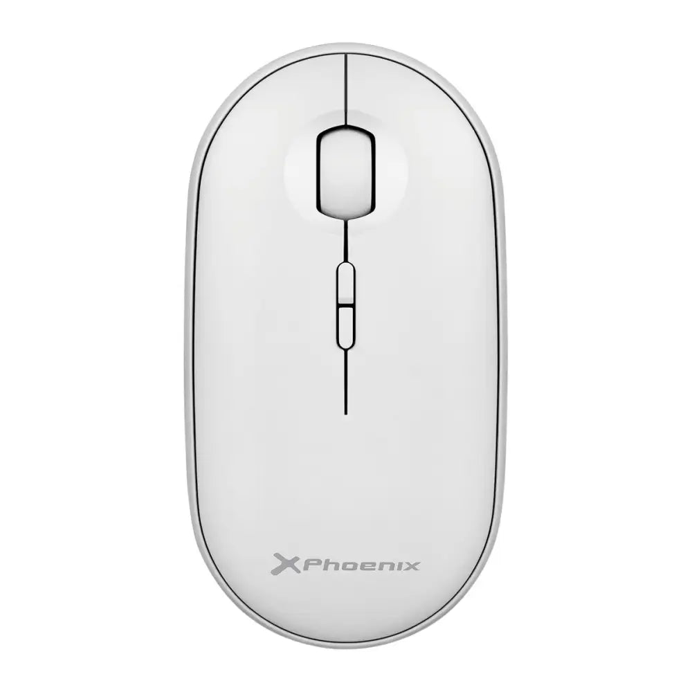 Optical Wireless Mouse Phoenix White 1600 dpi (1 Unit) — Dragtek