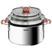 OPTISPACE 6-PIECE COOKWARE SET TEFAL G720S674 - Съдове за готвене<<<Домашни потреби<<<Кухня<<<Praktiker&&&Съдове за