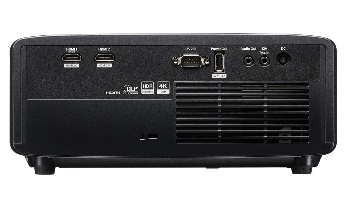 Optoma PK52 Standard throw projector 3500 ANSI lumens DLP UHD 4K (3840x2160) 3D Black