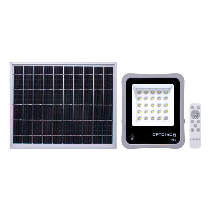 LED SOLAR FLOODLIGHT 6W 400LM 6000K IP65 OPTONICA
