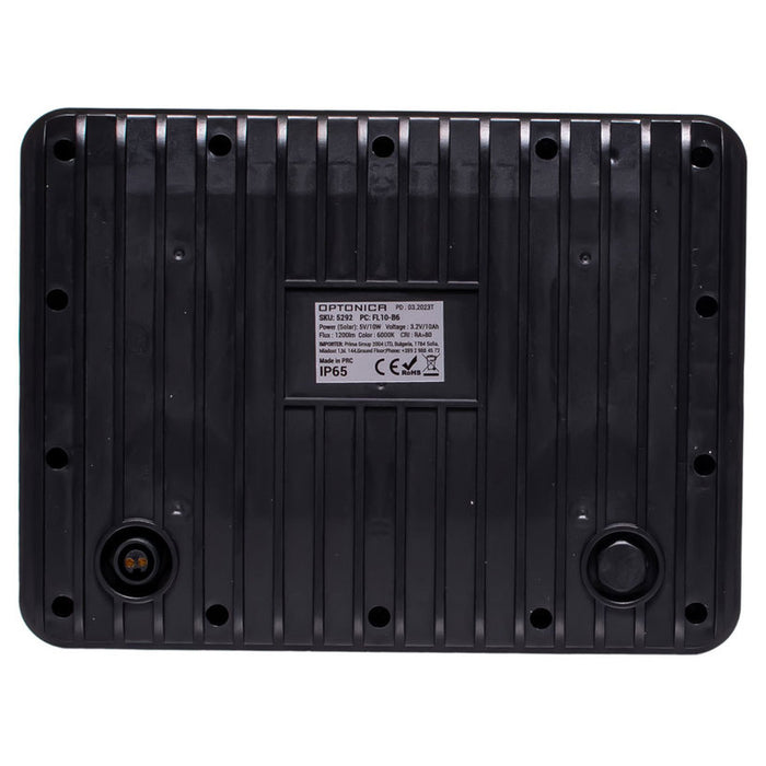 LED SOLAR FLOODLIGHT 10W 6000K 1200LM IP65 OPTONICA FLOODLIGHT