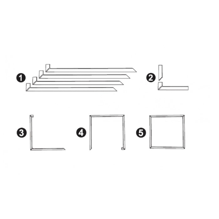 LED PANEL FRAME 60X60CM 48W 4800LM 6000K OPTONICA