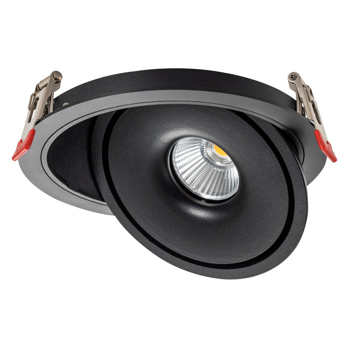 LED MOON COB 15W ADJUSTABLE ROUND BLACK OPTONICA BRIDGELUX