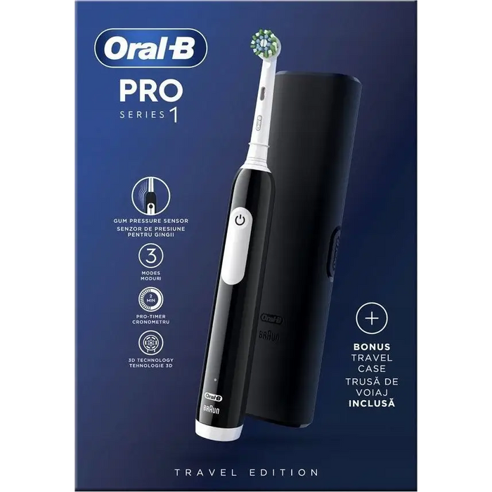 Oral-B electric toothbrush ORAL-B PRO1 BLACK - Tooth brushesAGD-SDZ<<<Home Appliance - ProductsAGD<<<ActionPL