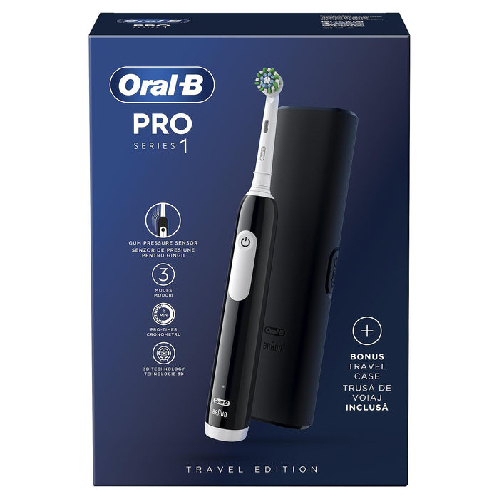 Electric toothbrush Oral B PRO 1 BLACK + TC 6/8/6