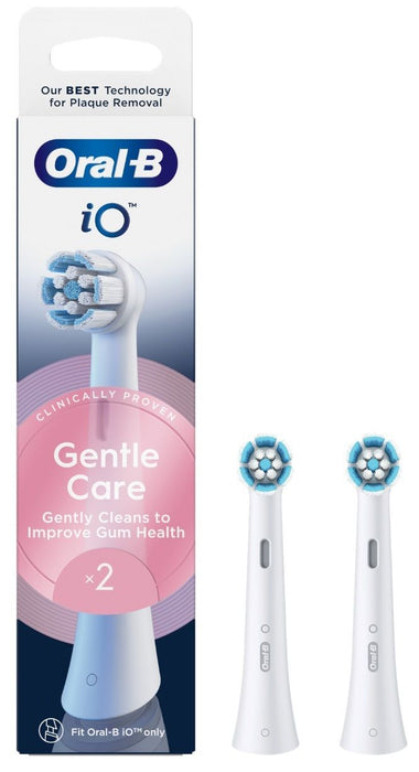 Set of tips ORAL B iO GENTLE CARE WHITE 2