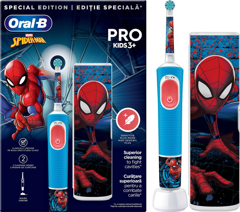 Electric toothbrush Oral B Vit Pro Spiderman+TC 6/8/6