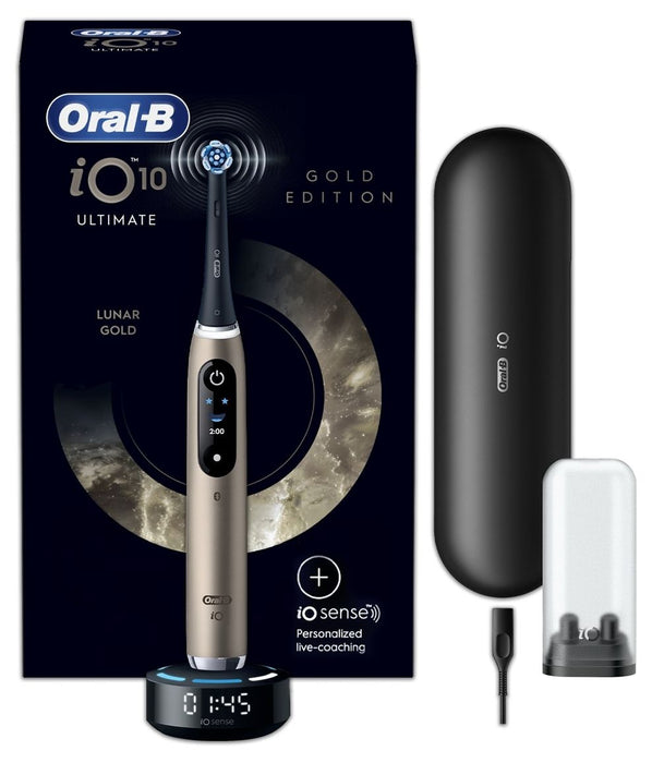 Electric toothbrush ORAL B IO 10 GOLD BLUETOOTH, GOLD