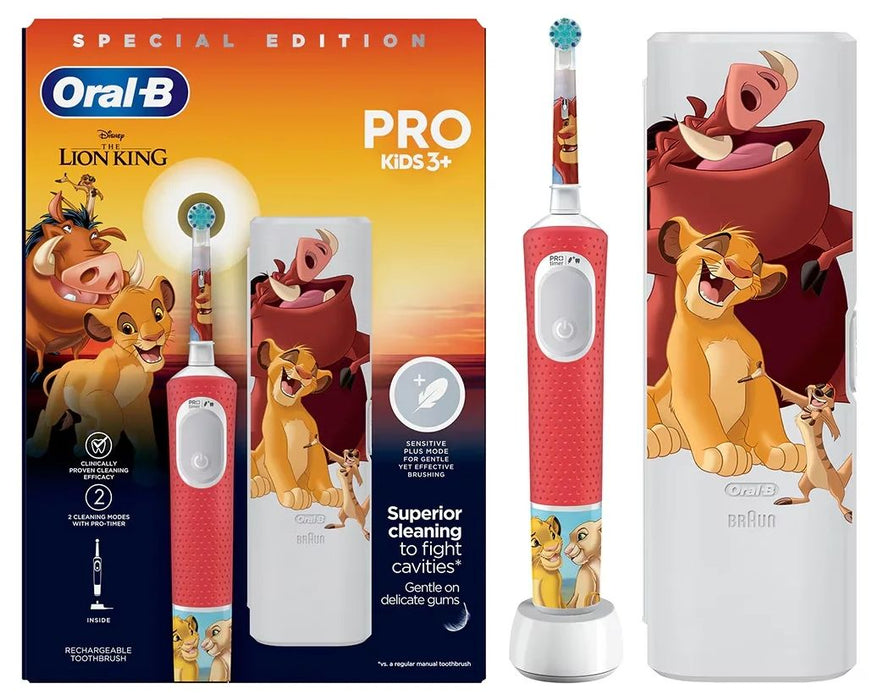 Electric toothbrush ORAL B LION KING PRO3+TC 6/8/6