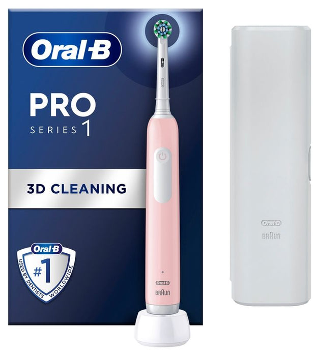 Electric toothbrush Oral B PRO 1 PINK + TC 6/8/6