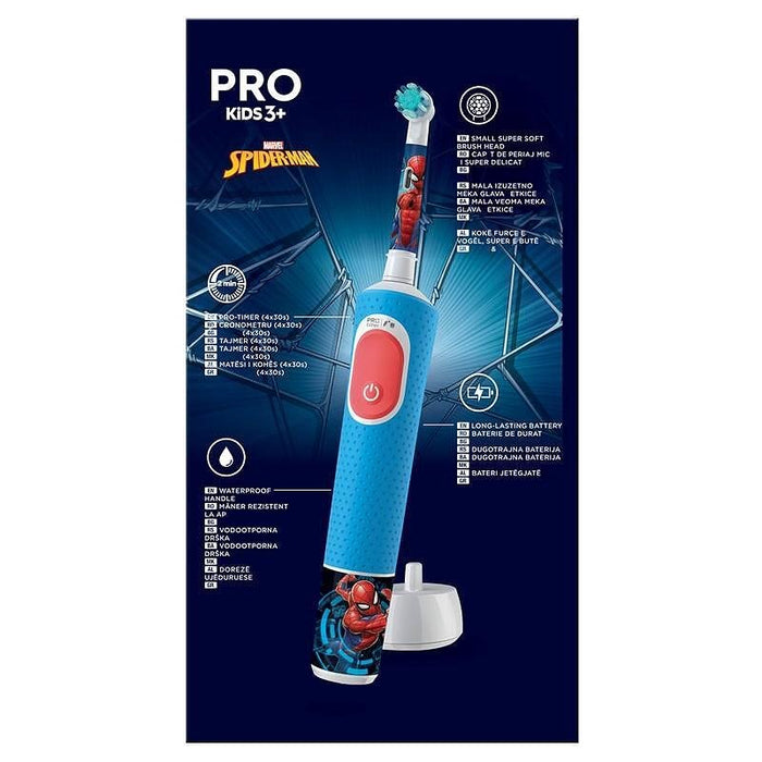 Oral B SPIDERMAN Pro 3+ electric toothbrush
