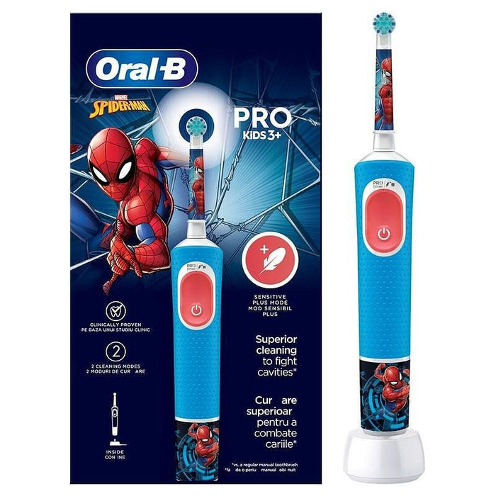 Oral B SPIDERMAN Pro 3+ electric toothbrush