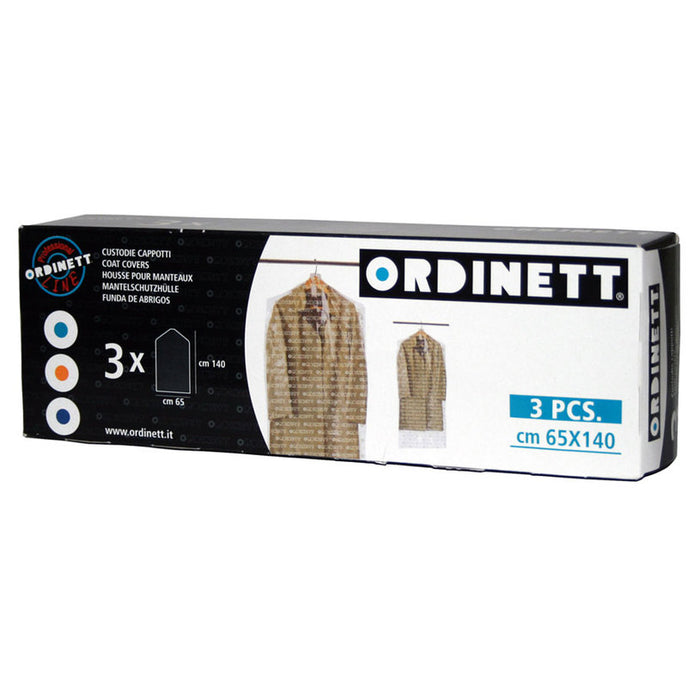 CLOTHES ENVELOPE HANGER 3PCS. 65X140CM ORDINETT