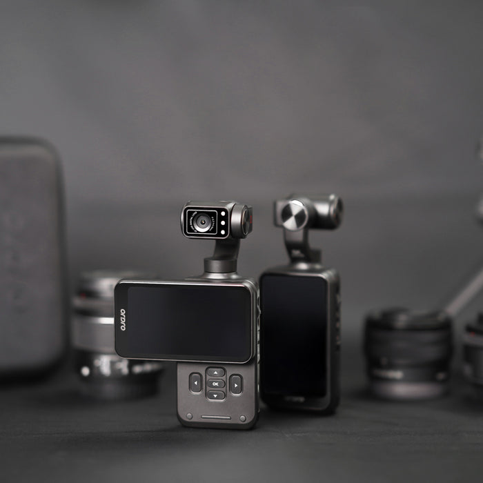 Ordro Pocket M5 3-Axis Gimbal Camera, 5K, for Vlogging and YouTube – Black