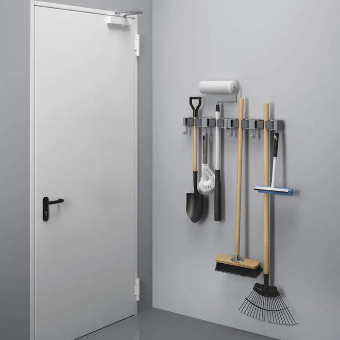 ORGANIZER FOR BROOMS AND MOPS METALTEX HANG-UP 4 - Мопове метли четки<<<Домашни потреби<<<Кухня<<<Praktiker