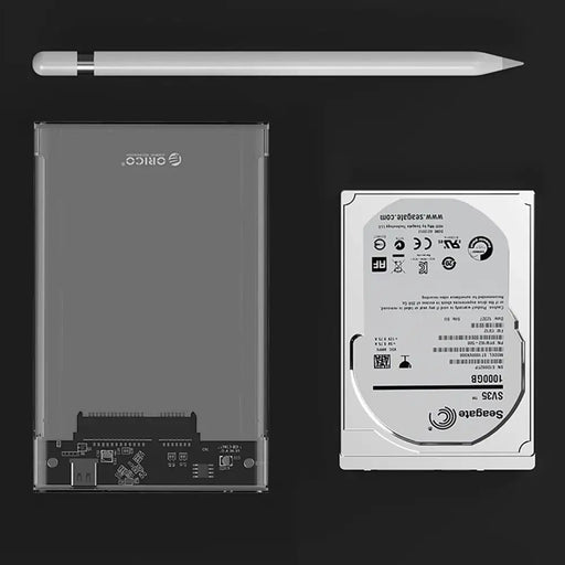 Orico 2139C3 2.5’’ HDD/SSD USB-C 5Gb/s Disk Drive - Transparent - Disk adapters<<<HurtelXML