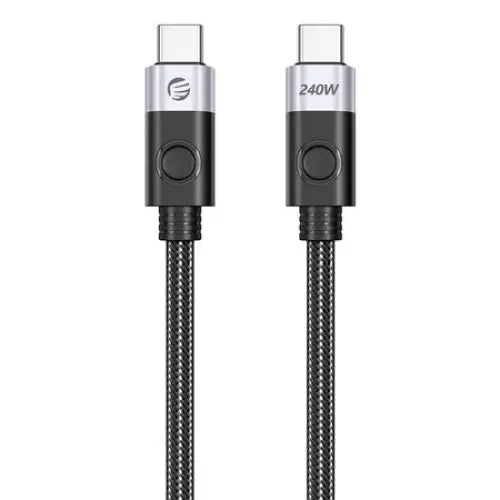 Orico 240W USB-C to USB-C charging cable 1 m (black) - USB-C to USB-C<<<USB cables<<<GSM Accessories<<<InnproXML