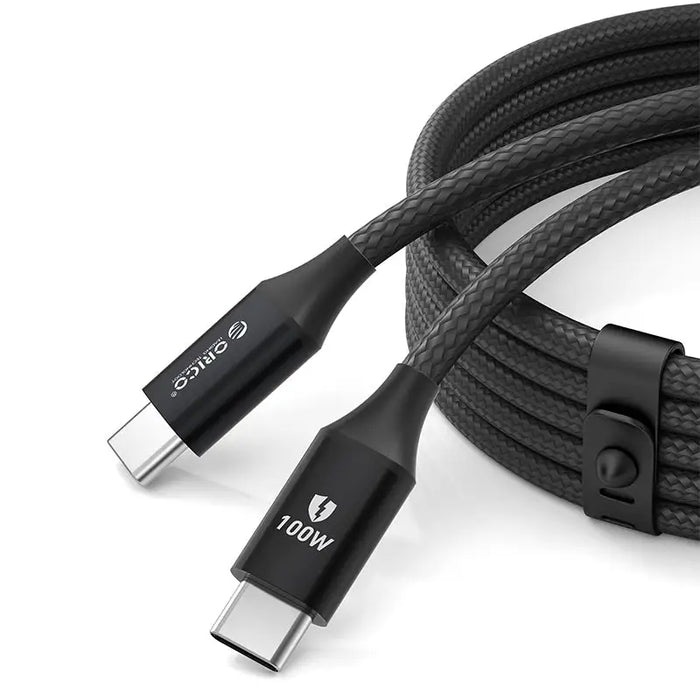 Orico CDX 100W 5A Power Delivery USB-C - USB-C cable 1m - black - Cell phone cables<<<HurtelXML