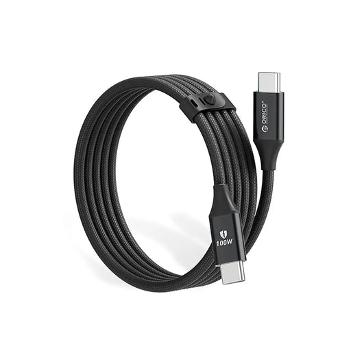 Orico CDX 100W 5A Power Delivery USB-C - USB-C cable 1m - black - Cell phone cables<<<HurtelXML