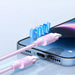 Orico CDX 60W 3A Power Delivery USB-C - USB-C 1m Cable - Purple - Cell phone cables<<<HurtelXML