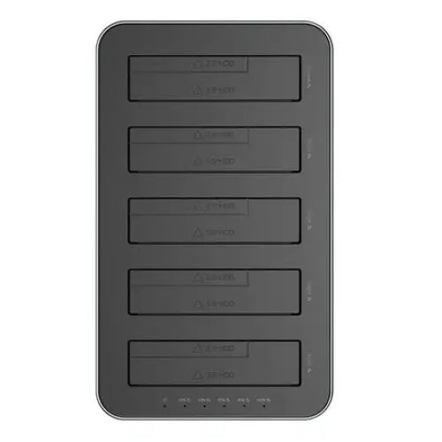 Orico docking station for 2.5’’ / 3.5’’ HDD / SSD 5Gbps USB-C to USB-C/A with cloning function (black) - Docking