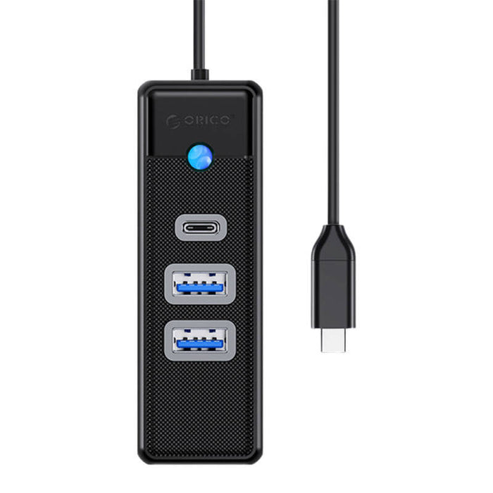 Orico Hub USB-C to 2x USB 3.0 + USB-C 5 Gbps 0.15m (Black) - Hubs<<<IT Accessories<<<InnproXML