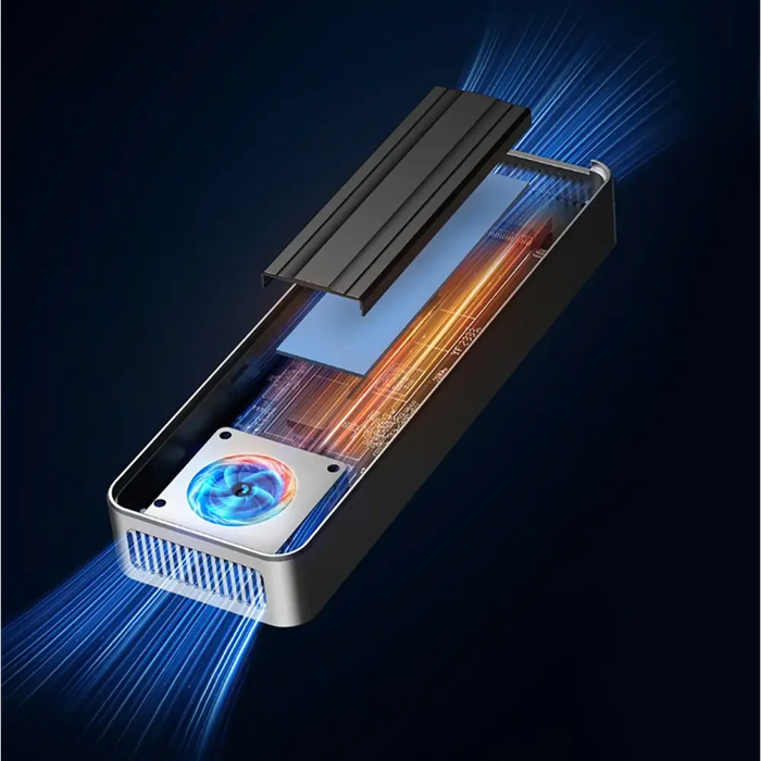 Orico OUM2-G20 M.2 NVME USB-C 3.2 20Gb/s Disk Drive - Silver - Disk adapters<<<HurtelXML