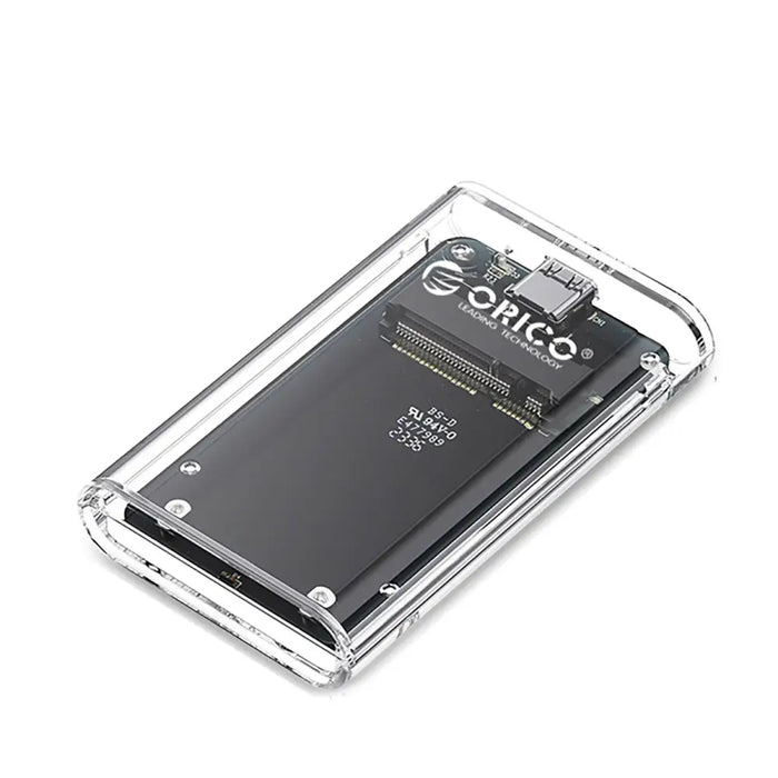 Orico TC10-MS MSATA USB-C 3.2 5Gb/s Disk Cartridge - Transparent - Disk adapters<<<HurtelXML