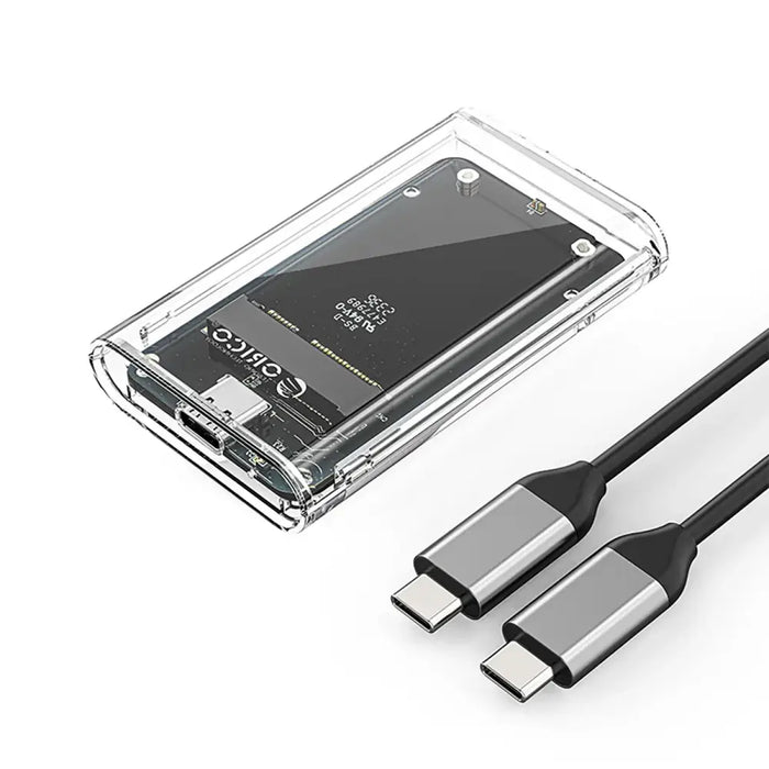 Orico TC10-MS MSATA USB-C 3.2 5Gb/s Disk Cartridge - Transparent - Disk adapters<<<HurtelXML