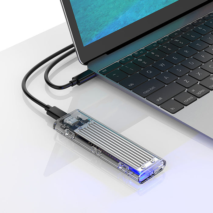 Orico TCM2-C3 M.2 NVME to USB-C 10Gb/s Disk Drive - Gray
