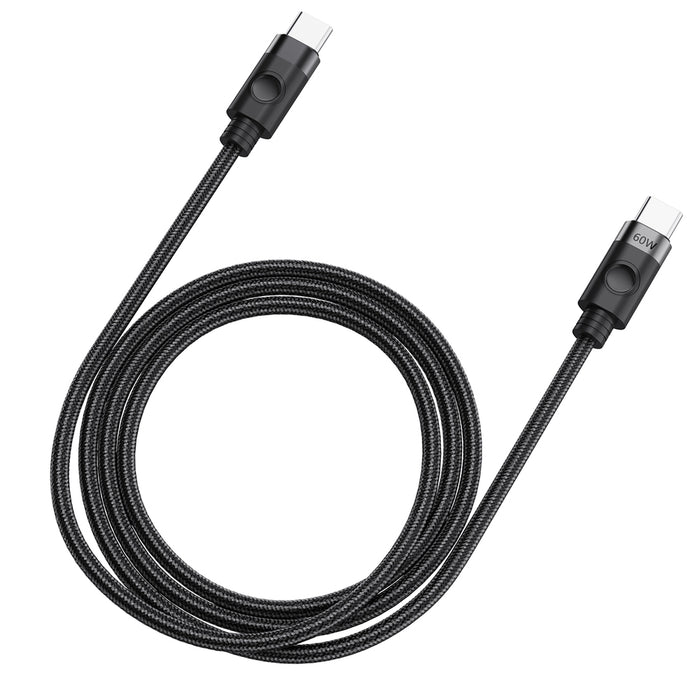 Orico CDX 60W 3A Power Delivery USB-C - USB-C 1m Cable - Black
