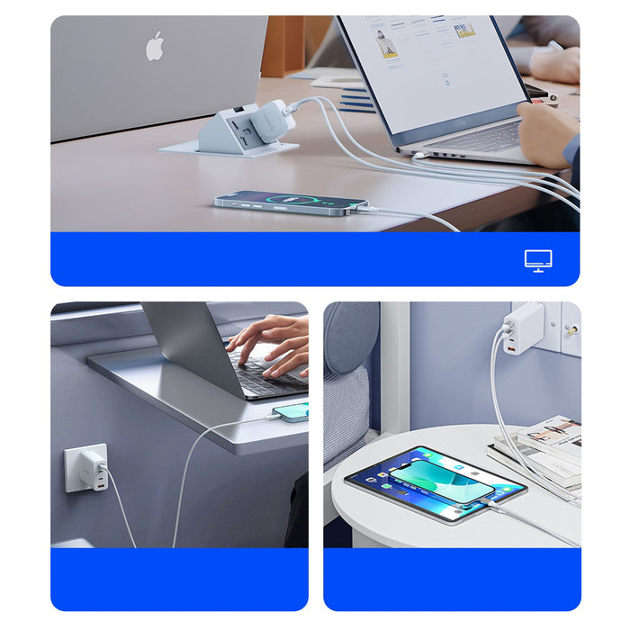 Orico CDX 60W 3A Power Delivery USB-C - USB-C 1m Cable - White