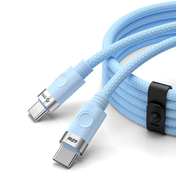 Orico CDX 60W 3A Power Delivery USB-C - USB-C cable 1m - blue