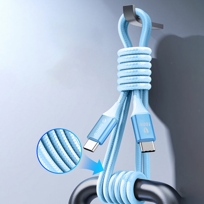 Orico CDX 100W 5A Power Delivery USB-C - USB-C cable 1m - blue