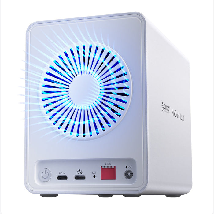 Orico 8848RC3 DAS Series 4-bay 2.5" HDD/SSD/M.2 SATA/mSATA Disk Array - White